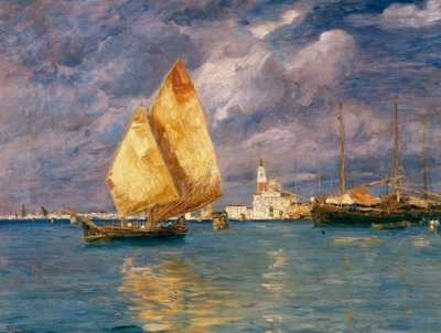 St. Georges Marina by Guglielmo Ciardi